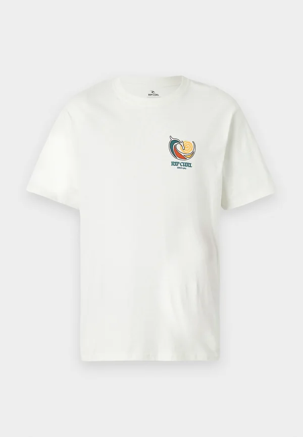 HAZED AND TUBED UNISEX - T-Shirt print - bone
