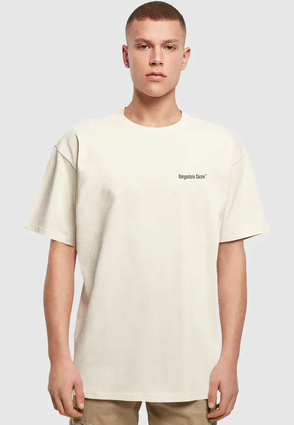 HEAD OF ARES HEAVY TEE - T-Shirt print - sand