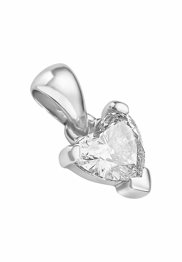 HEART  - Anhänger - white gold-coloured
