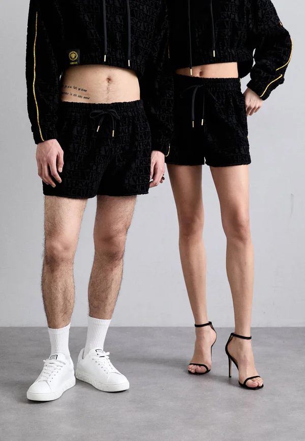 HEART BAROQUE GOTS UNISEX - Jogginghose - black
