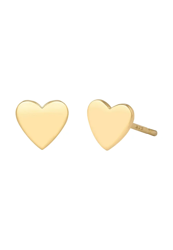 HEART BASIC - Ohrringe - gold-coloured