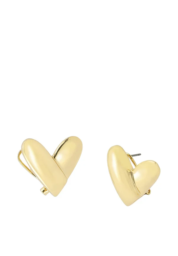 HEART BUTTON - Ohrringe - gold-coloured