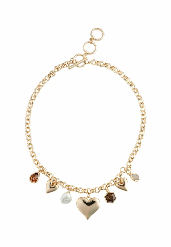 HEART CHUNKY - Halskette - gold tone