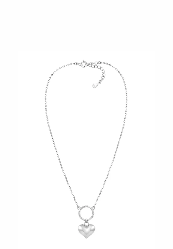 HEART CIRCLE - Halskette - silver coloured