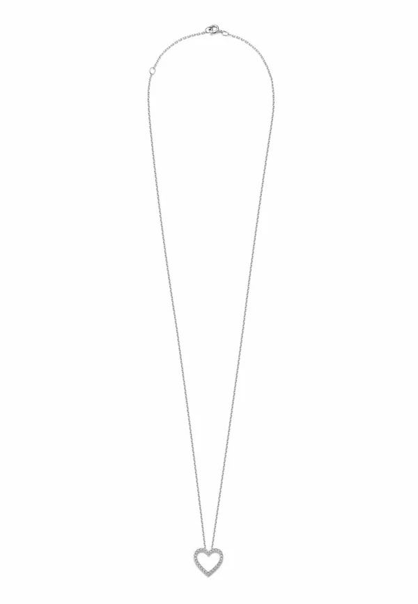 HEART  - Halskette - white gold