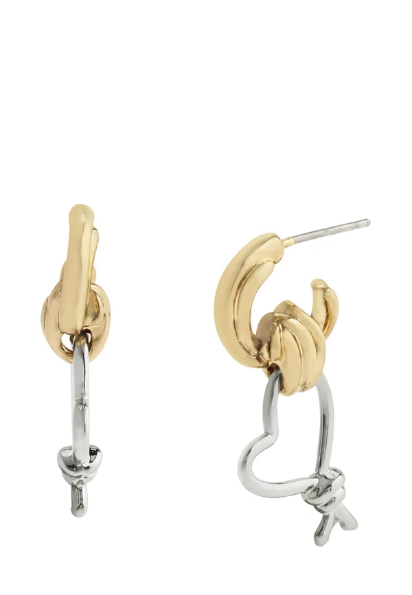 HEART KNOT CHARM HUGGIE - Ohrringe - open miscellaneous