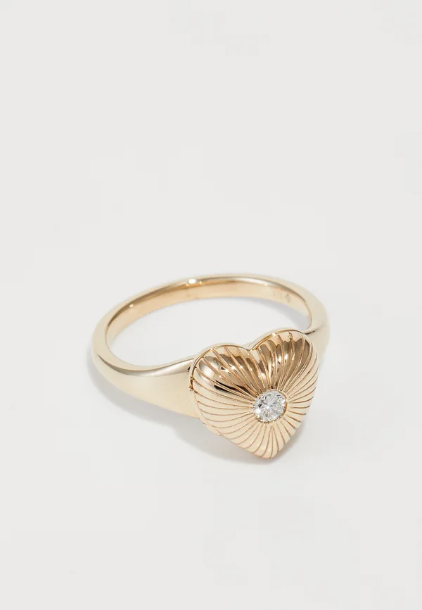 HEART LOCKET - Ring - yellow gold-coloured