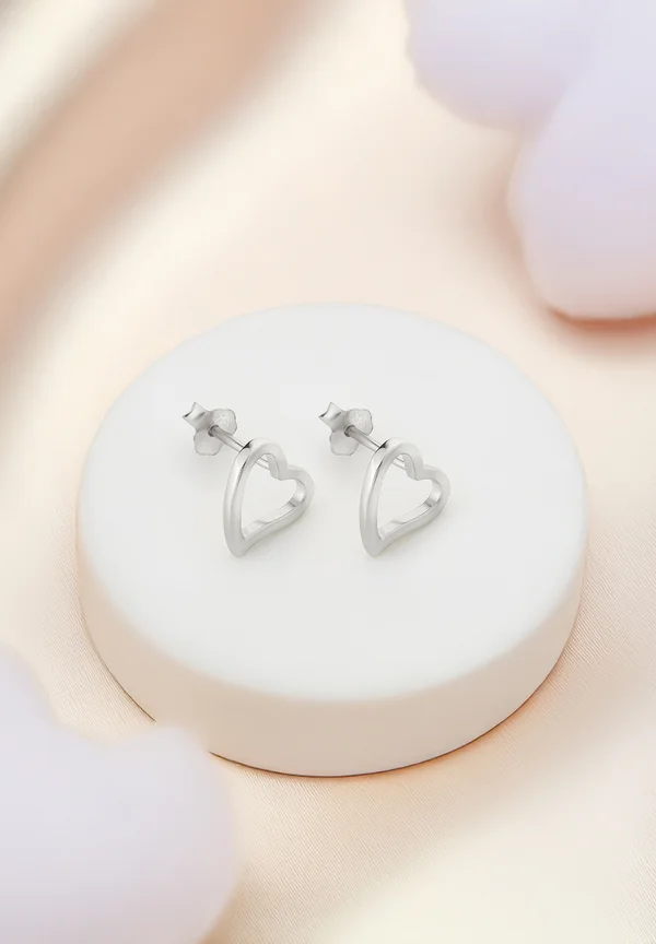 HEART - Ohrringe - silver coloured