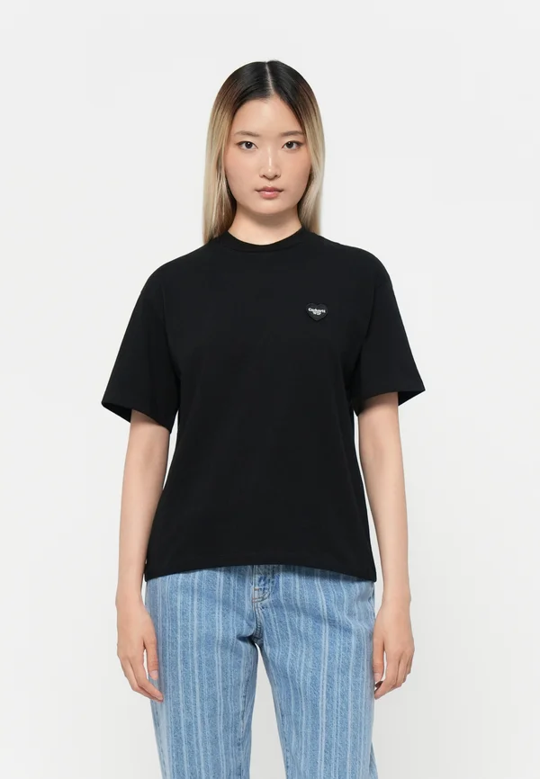 HEART PATCH - T-Shirt print - black