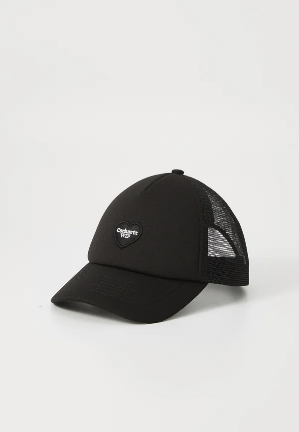 HEART PATCH TRUCKER UNISEX - Cap - black