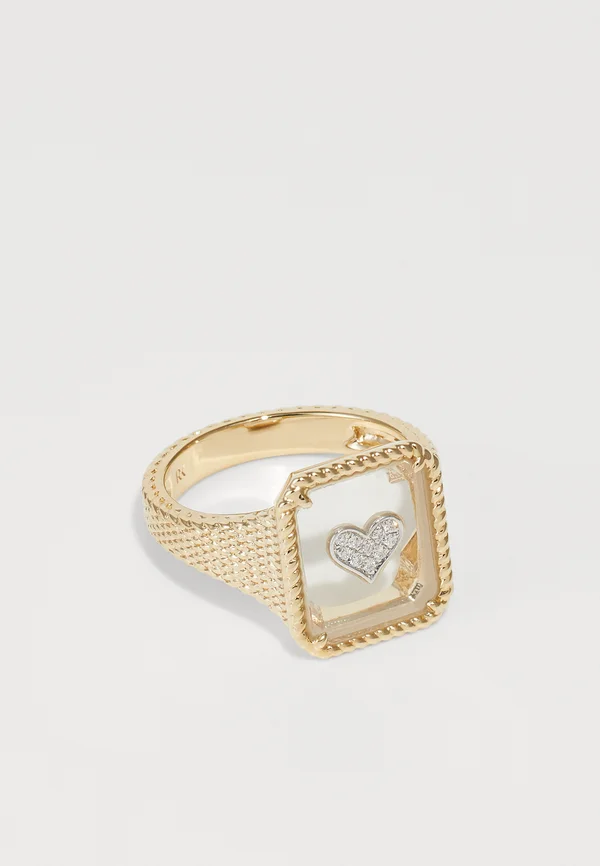 HEART  - Ring - yellow gold-coloured
