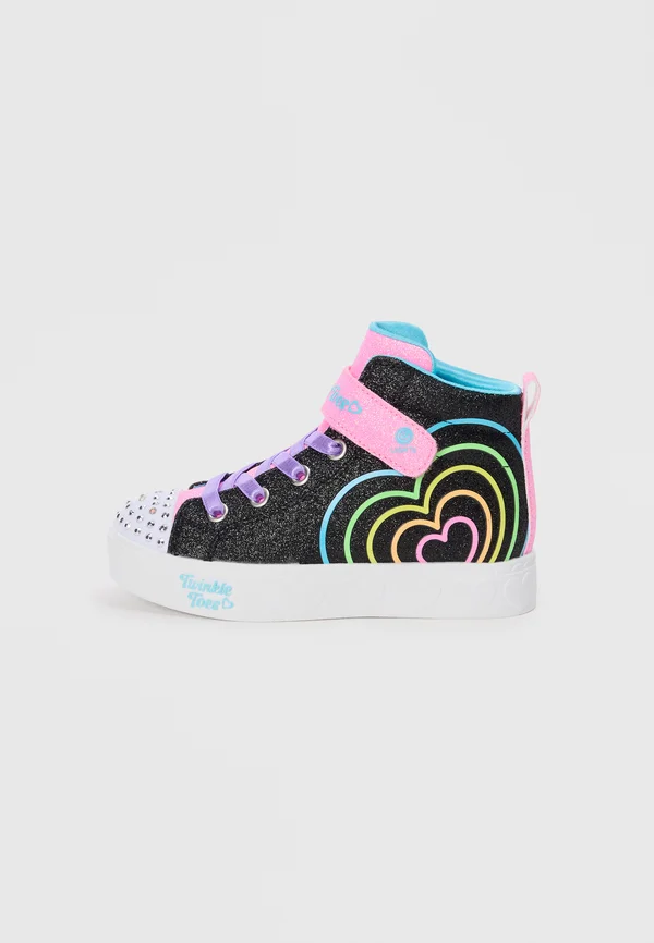 HEART STEPS - Sneaker high - black/multi-coloured