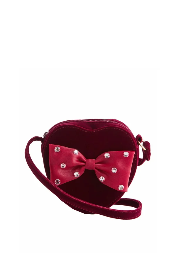 HEART WITH BOW - Umhängetasche - pink