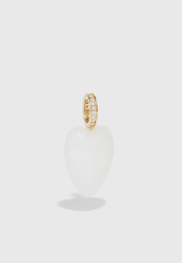 HEARTSTONE PENDANT - Anhänger - white