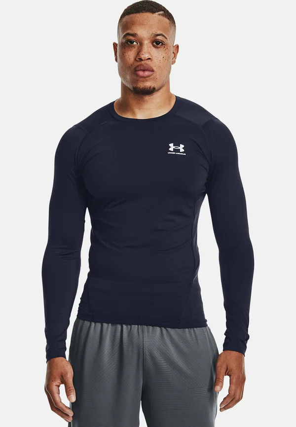 HEATGEAR ARMOUR COMPRESSION - Langarmshirt - midnight navy