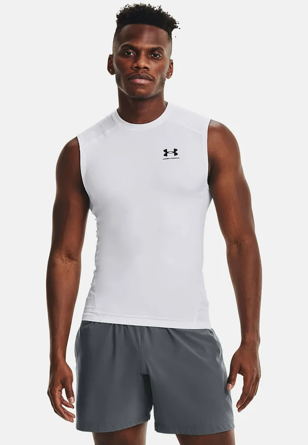 HEATGEAR ARMOUR COMPRESSION - Top - white