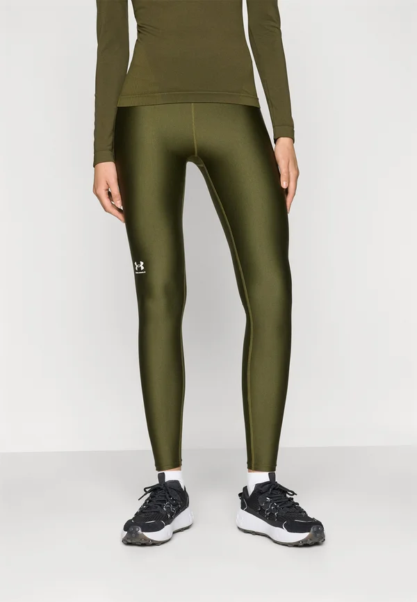 HEATGEAR - Tights - expedition green/white