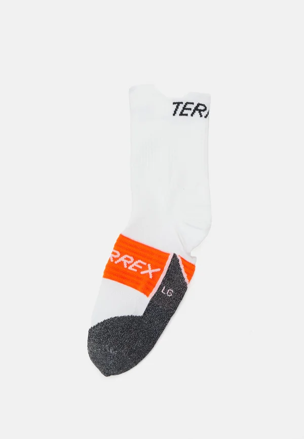 HEAT.RDY TRAIL AGRAVIC CREW - Sportsocken - white/black/impact orange