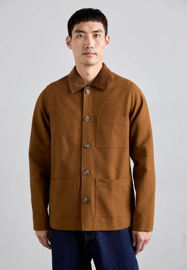 HEAVY BEDFORD WEAVE - Leichte Jacke - camel