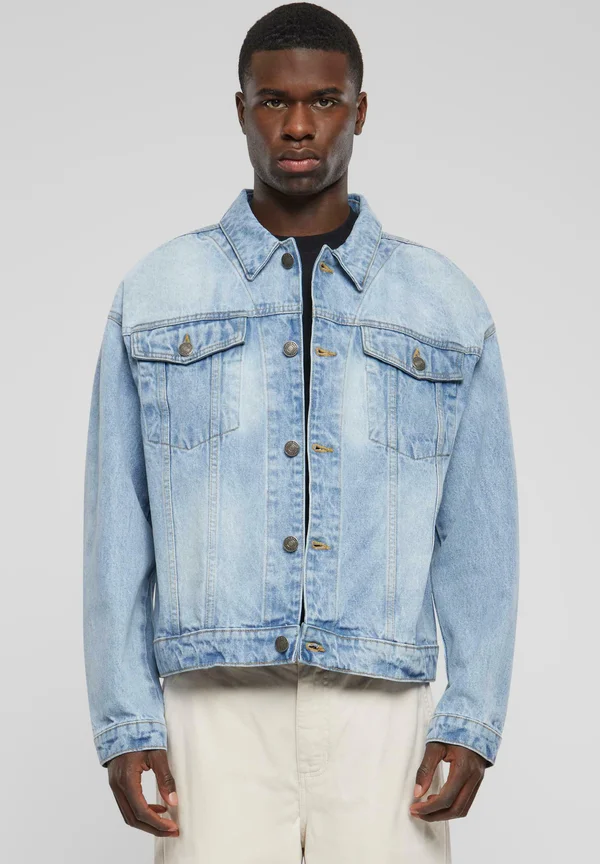 HEAVY OUNCE BOXY - Jeansjacke - new light blue washed