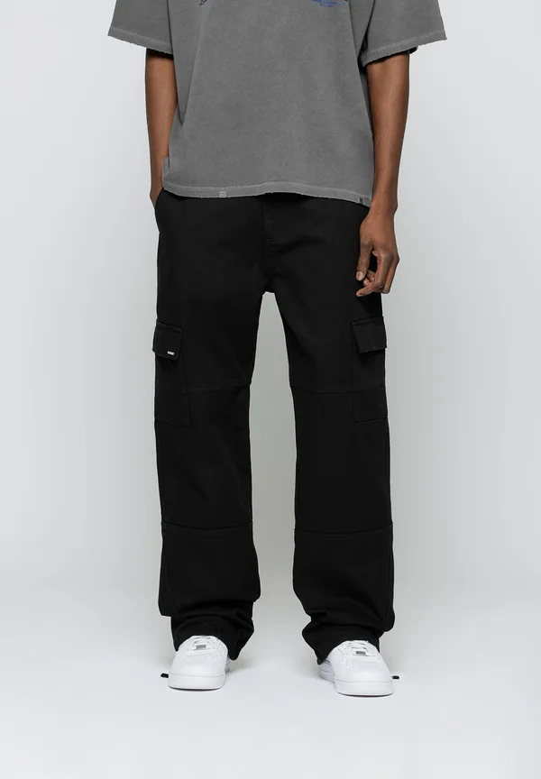 HEAVY POCKET - Cargohose - black