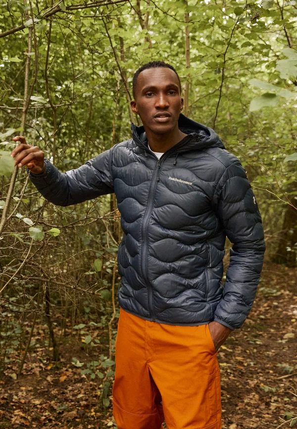 HELIUM HOOD JACKET - Daunenjacke - blue shadow