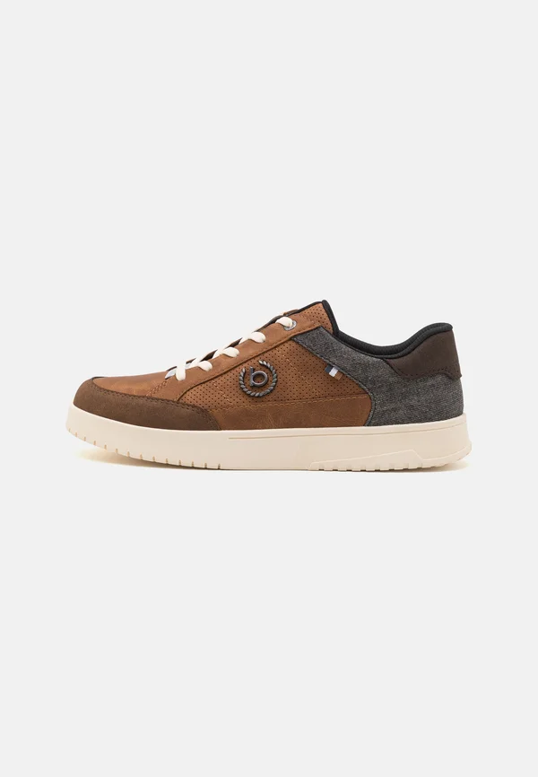 HELIUM - Sneaker low - cognac/dark grey
