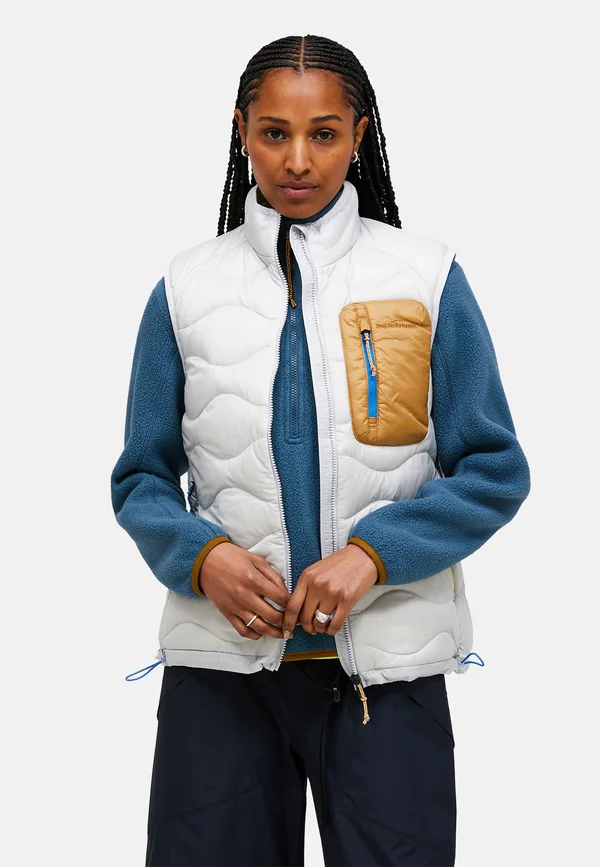 HELIUM UTILITY - Weste - hellgrau