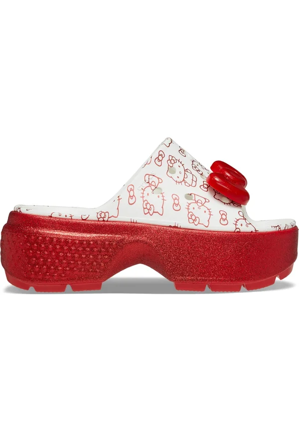 HELLO KITTY STOMP SLIDE. - Clogs - white