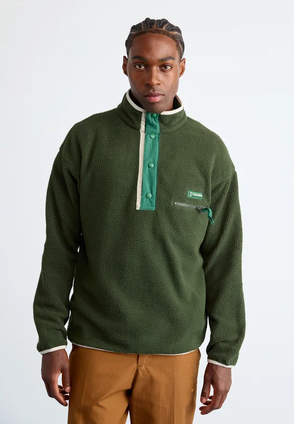 HELVETIA HALF SNAP  - Fleecepullover - greenscape