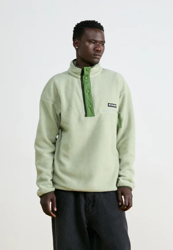 HELVETIA™ II HALF SNAP - Fleecepullover - safari