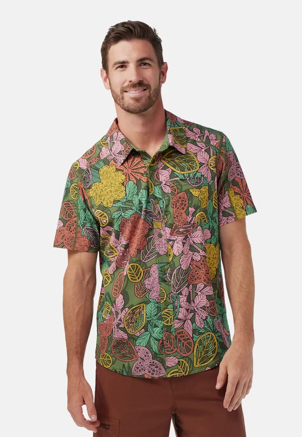 Hemd - fern green aloha forest