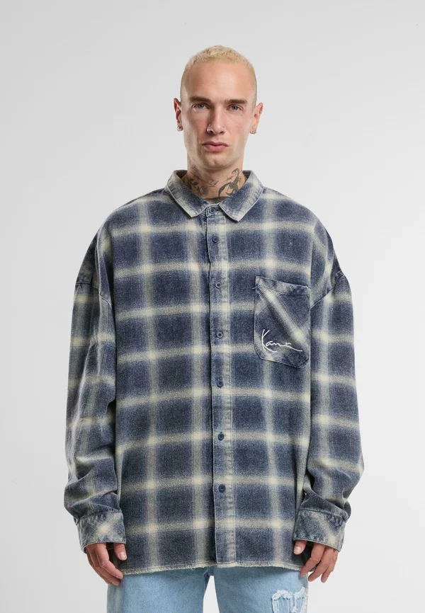 Hemd - indigo light sand
