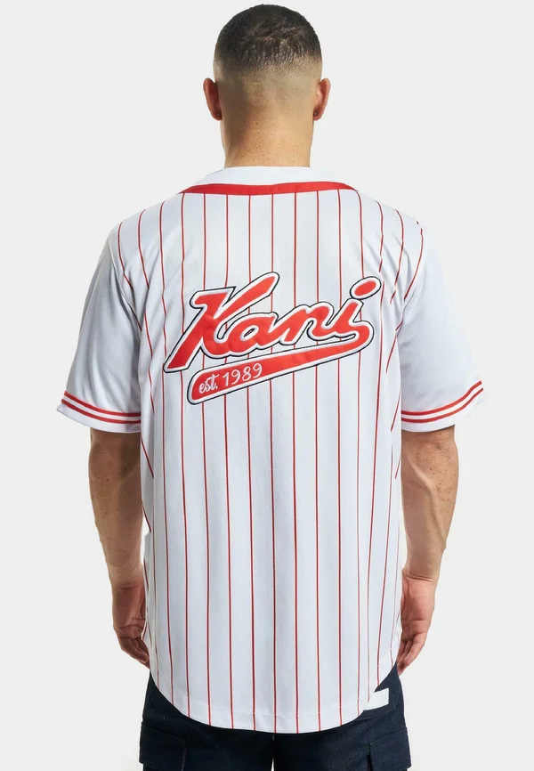 Hemd - white red