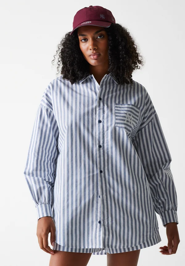 Hemdbluse - light blue,white