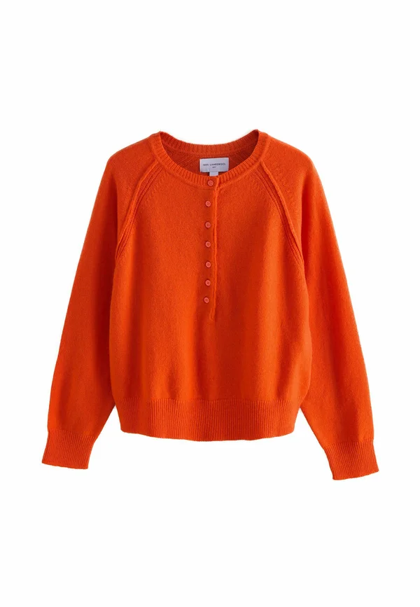 HENLEY - Strickpullover - orange