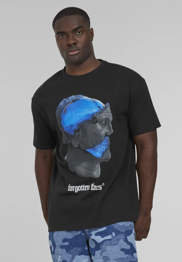 HERAKLES HEAVY OVERSIZED TEE - T-Shirt print - black