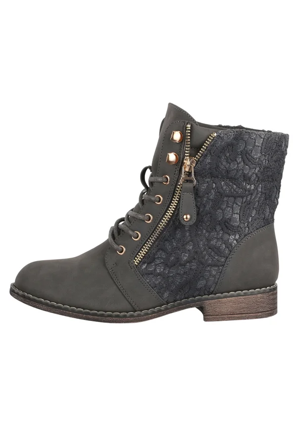 HERBST - Schnürstiefelette - grau