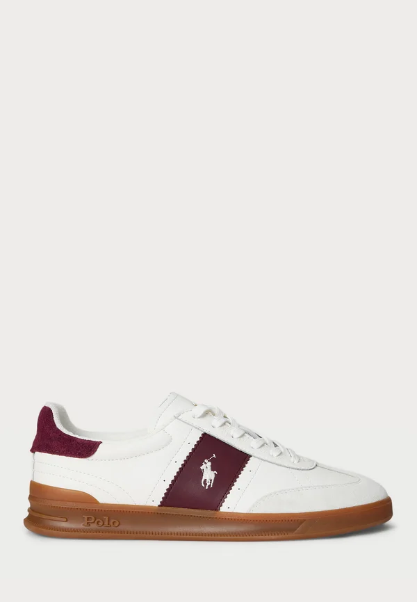 HERITAGE AERA LEATHER SNEAKER UNISEX - Sneaker low - off white/wine