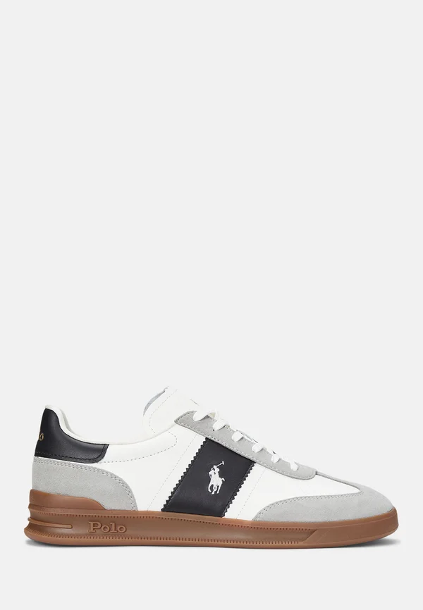 HERITAGE AERA LEATHER-SUEDE SNEAKER UNISEX - Sneaker low - white/black/soft grey