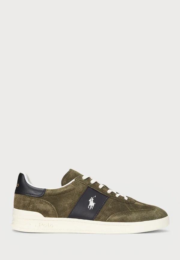 HERITAGE AERA SUEDE SNEAKER - Sneaker low - olive/black