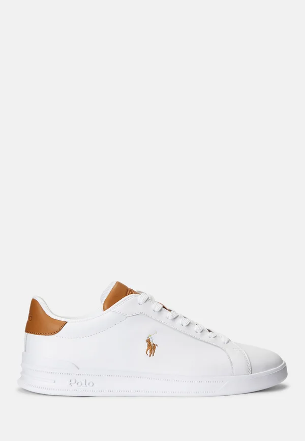 HERITAGE COURT II LEATHER SNEAKER - Sneaker low - white/tan