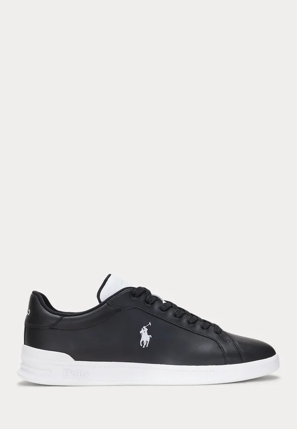 HERITAGE COURT II LEATHER SNEAKER UNISEX - Sneaker low - black/white