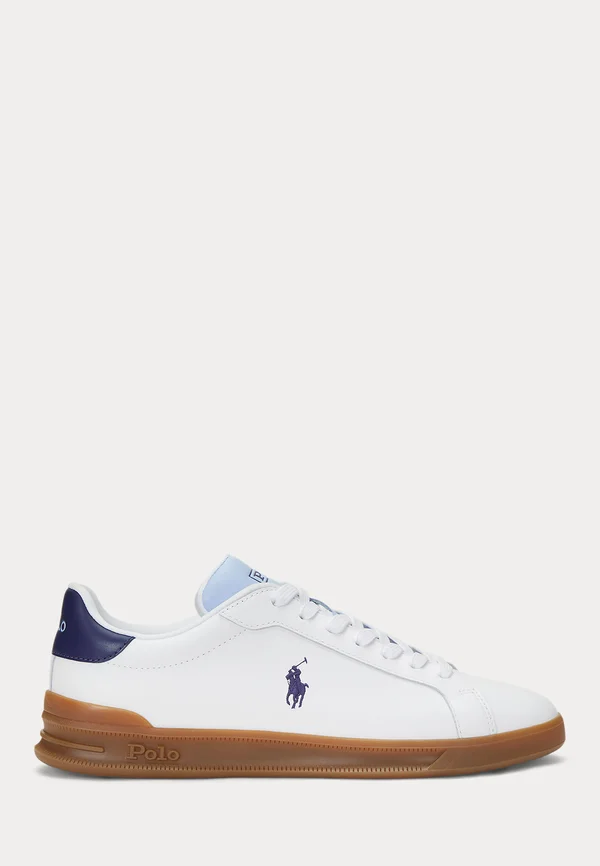 HERITAGE COURT II LEATHER SNEAKER UNISEX - Sneaker low - white/light blue/navy