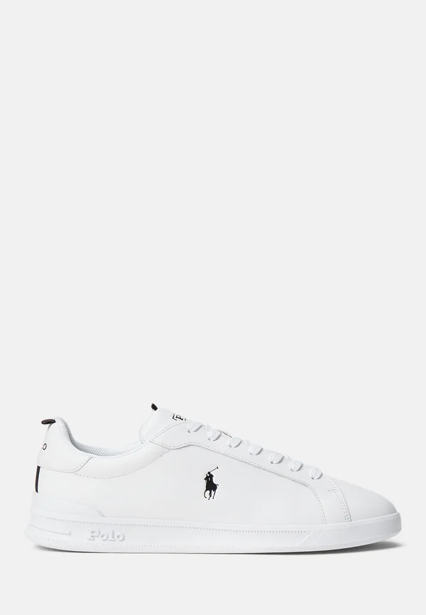 HERITAGE COURT II LEATHER TRAINER - Sneaker low - white/black