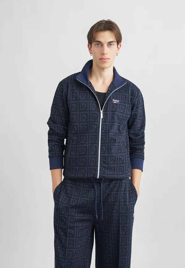 HERITAGE MONOGRAM TRACK JACKET - Sweatjacke - vector navy
