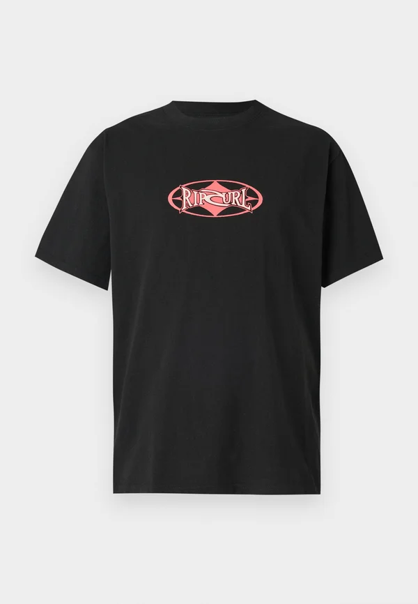 HERITAGE OVAL TEE UNISEX - T-Shirt print - black
