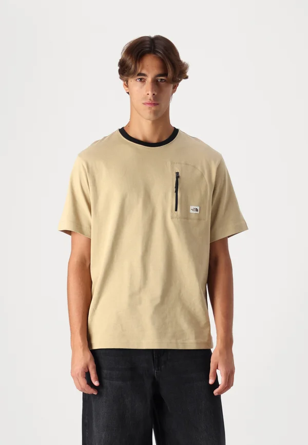 HERITAGE POCKET TEE - T-Shirt basic - khaki stone