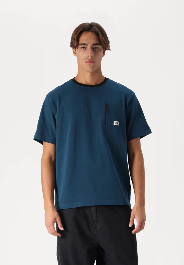 HERITAGE POCKET TEE - T-Shirt basic - midnight petrol