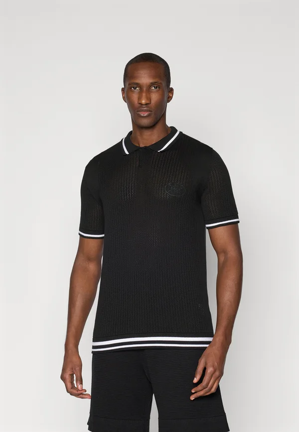 HERITAGE - Poloshirt - black